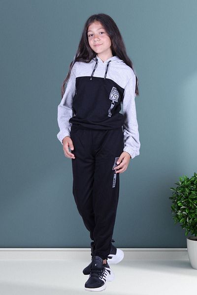 FYK COLLECTİON Αγόρι - Σετ αθλητικής φόρμας με στάμπα 3 τεμαχίων με στρογγυλό γιακά