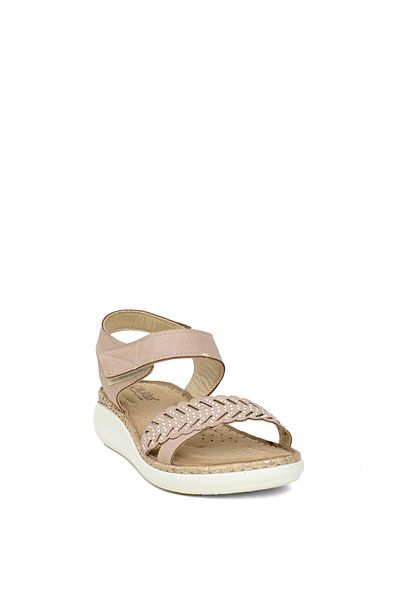 Ayakkabı Fuarı Elite Sry216918C - Women's Powder Flat Sandals