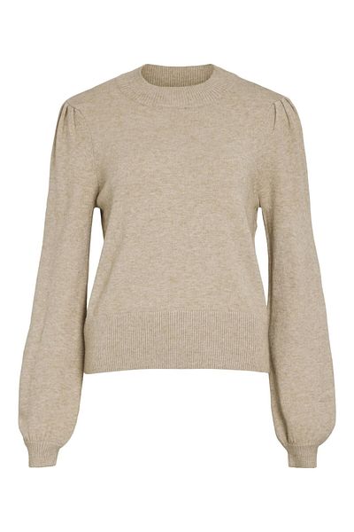 VILA Strickpullover mit hohem Kragen