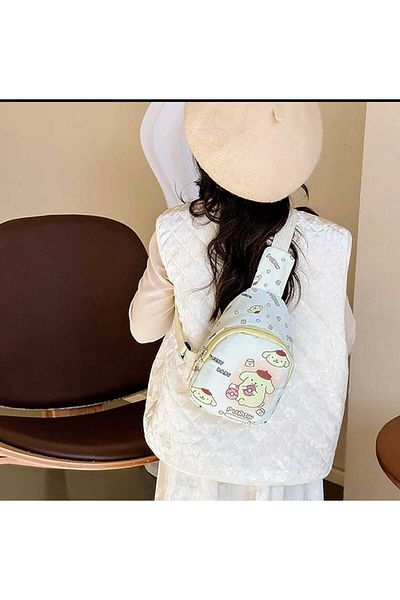 SANRIO Pompompurin Patterned Mini Crossbody Kids Crossbody Bag
