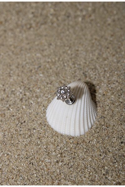 NOBLE GETTO Piercing Cerrahi Çelik Piercing Zirkon Taşlı Kıkırdak Tragus Conc...