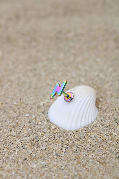 NOBLE GETTO Piercing Cerrahi Çelik Piercing Kıkırdak Tragus Conch Helix Gökku...