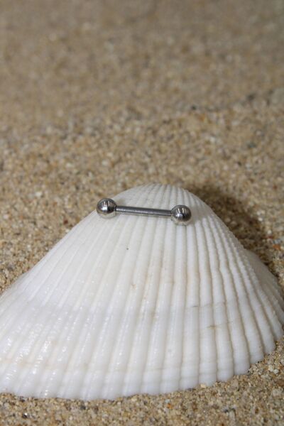 NOBLE GETTO Piercing Cerrahi Çelik Piercing Kıkırdak Tragus Conch Helix Nippl...