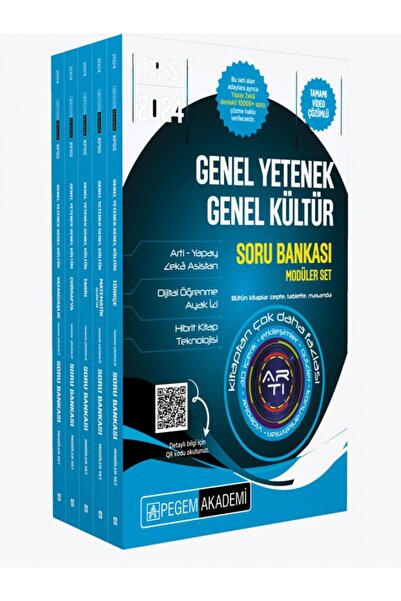 Pegem Akademi Yayıncılık 2024 KPSS Genel Yetenek Genel Kültür Tamamı Çözümlü ...