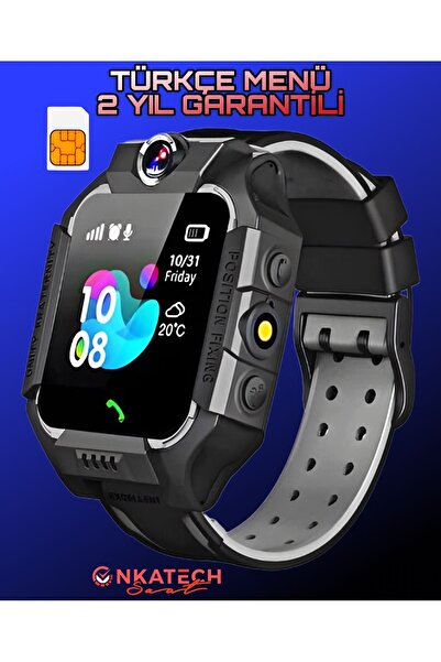 Onkatech Lbs'li Ortam Dinleme Konum Takibi Sim Kartlı Akıllı Çocuk Saati