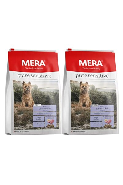 Mera Pure Sensitive Mini Adult Küçük Irk Kuzu Etli Yetişkin Köpek Maması 4 Kg X 2