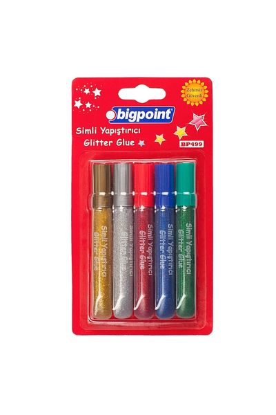 Bigpoint Glitter Adhesive 10.5 ml 5-Pack Blister