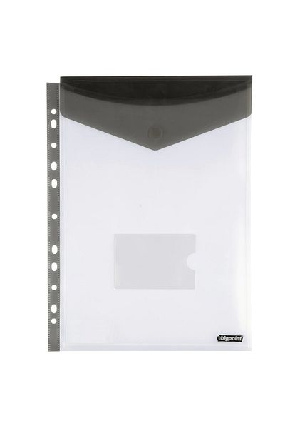 Bigpoint 11 Holes Vertical Velcro File A4 Smoky