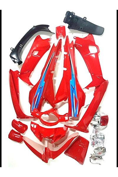 MOTOSCOPE KH / UKH KAPORTA SETİ + FAR / STOP ( GRENAJ SET ) KIRMIZI / MAVİ / SİYAH / GRİ