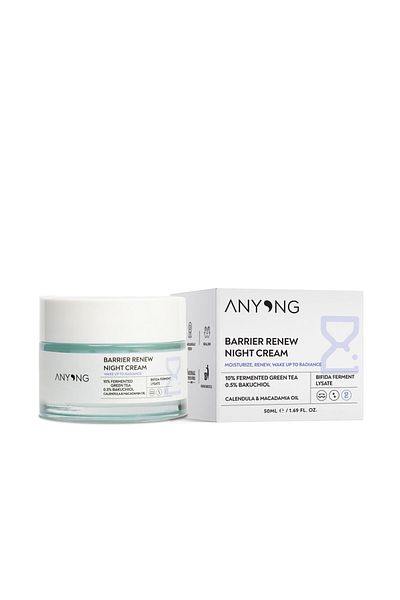 Anyong 50 Ml Cream Barrier Repair - Green Tea, Bakuchiol and Anti-bifida