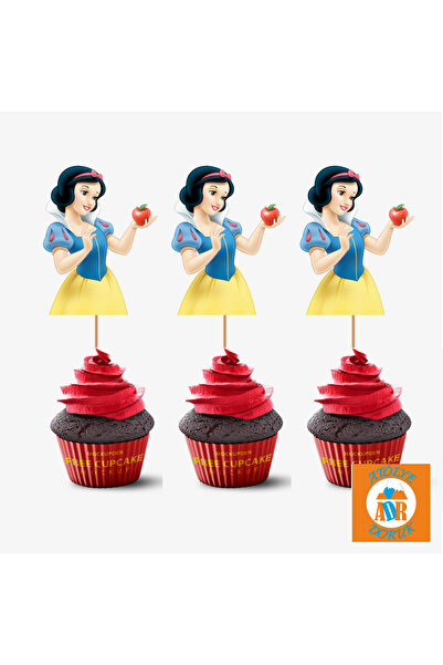 Atölye Doruk 20 قطعة من أعواد أسنان كعكة الأميرة القطنية - مجموعة زينة طاولة ...