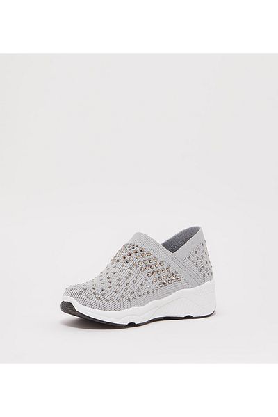 Aila Gray Kids Unisex Casual Shoes