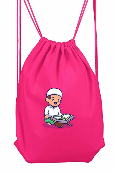 Zeron Tasarım Rucsac sport pentru copii care citesc Coranul Zeron bll4454