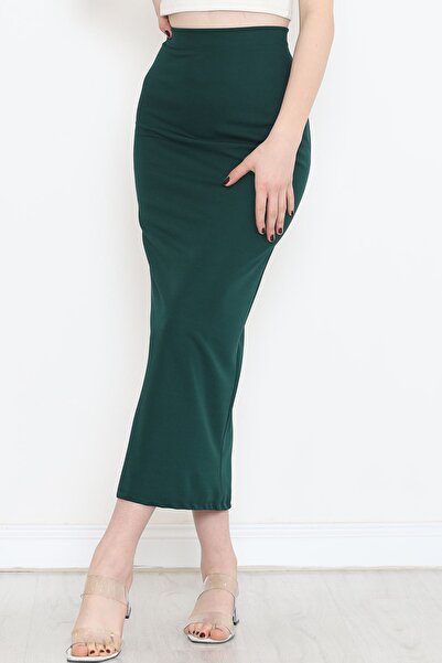 Moka Shopin Mokashopin Scuba Emerald Pencil Skirt - 20253.1778.
