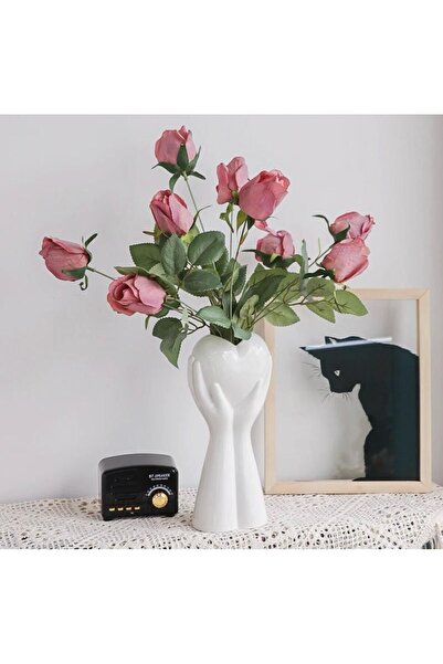 ROSES SHOP KALP TUTAN EL VAZO BETON SUNUM SAKSI