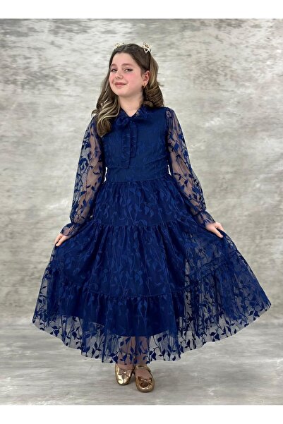 Fatma Kına Fenomen Kids Yaprak model elbise