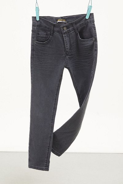 Cansın Mini Dark Gray Skinny Leg Basic Boy's Jean Trousers 17755
