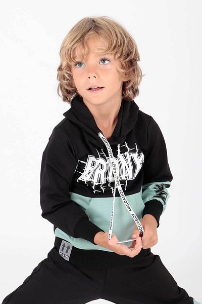 AHENGİM Σετ φόρμας Boy Bronx Printed - Ak2235