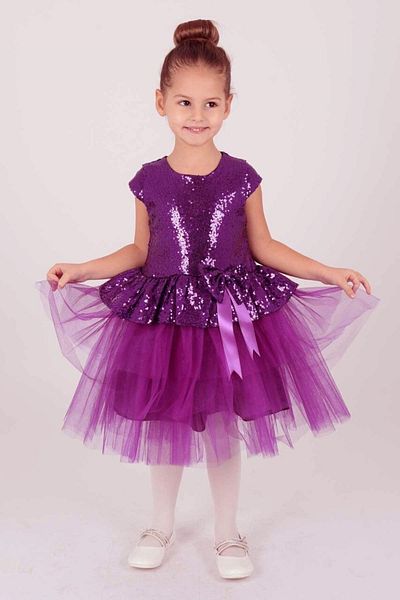 AHENGİM Trendy Girl's Evening Dress - Sequined, Ak2207 Model