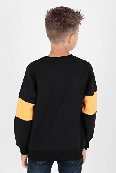 AHENGİM Boy's Origami Printed Sweatshirt - Ak15160