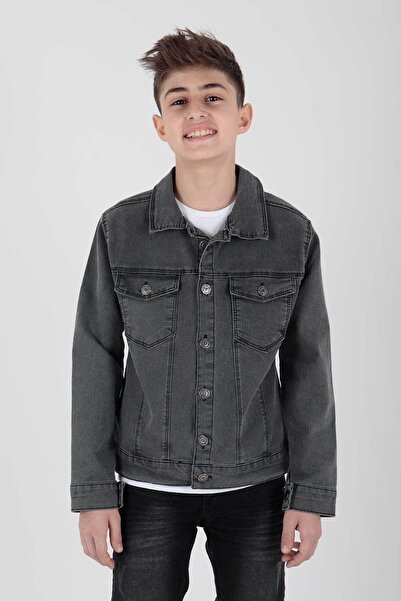 AHENGİM Boy's Jean Jacket - Casual Fashion, Ak 22145123