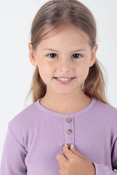 AHENGİM Girl's TrEnDy TracKsuit SEt - ButtonED Ak2204