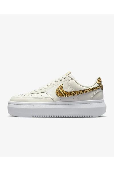 Nike Court Vision Alta Krem Kadın Spor Ayakkabı
