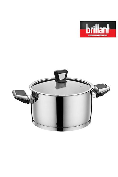 Brillant Aquarius 8-Piece Cookware Set - Bakelite and Steel Handle