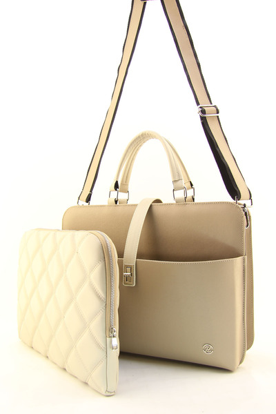 HNB Τσάντα δικηγόρου Unisex Mink 15 & 15,6 ιντσών για φορητό υπολογιστή