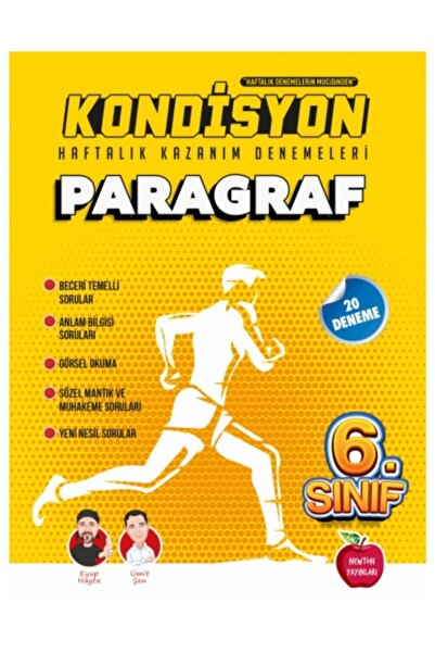 Newton Yayınları 6.sınıf Kondisyon Paragraf Denemesi 37 Hafta