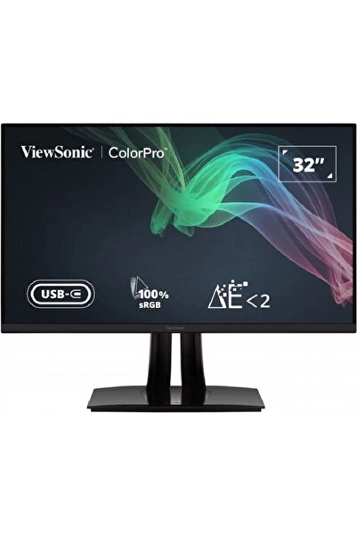 ViewSonic Vp3256-4k 31.5 3840x2160 60hz 5ms Hdmı Dp Type-c Hdr10 Ips Monitör