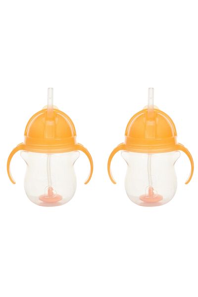 Munchkin Orange 6 Months+207 ml Click Lock Spout Drinking Cup - 2 Pieces