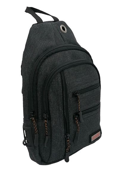 SEVENTEEN Waterproof Canvas Shoulder Bag with 8 Compartments USB and Cable Output