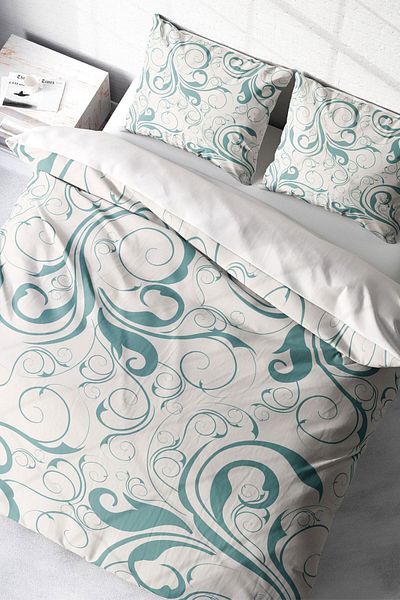 PerlaSera 3D Custom Design Twigs Classic - Double Duvet Cover Set, Tightly Woven Cotton Satin