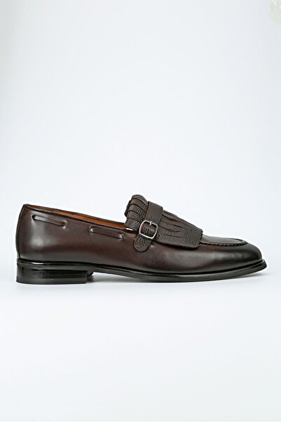 Byterre Belmonte Men's Genuine Leather Handmade Brown Men's Loafers