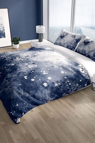 Cattleya Stain 3d Cotton Satin Double Duvet Cover Set