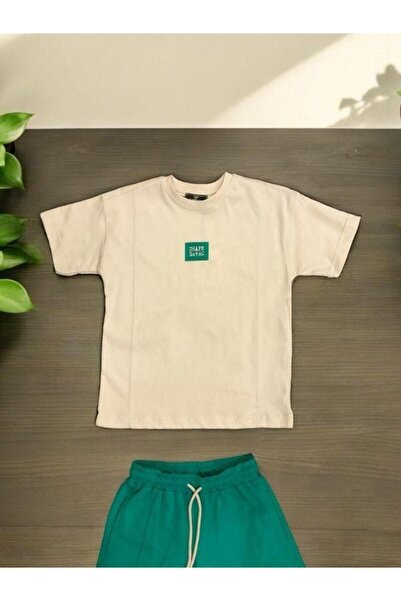 Carinos Set de pantaloni scurți Shape Letter pentru băiat