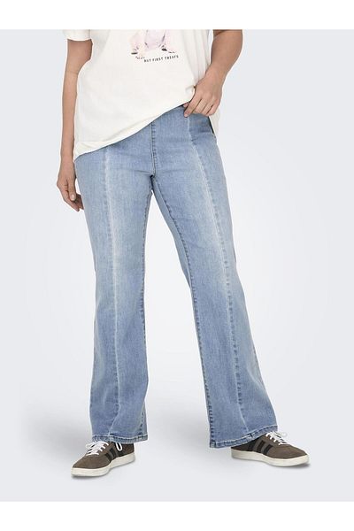 Only Carmakoma Flared Fit Jeans Carsally Mittlere Taille Ausgestellt Jeans