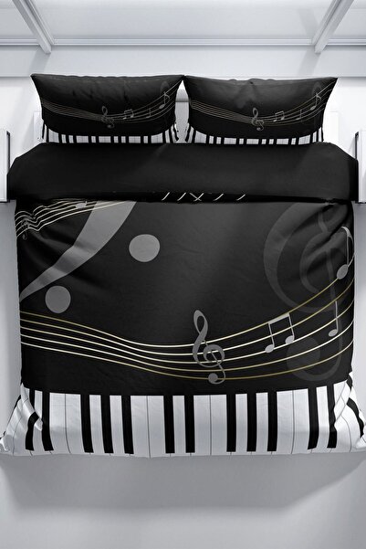 PerlaSera 3D-формована бавовняна сатинова постільна білизна для двоспального ліжка