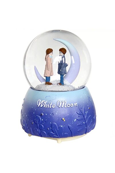GÜVEN White Moon Işıklı Ve Müzikli Kar Küresi