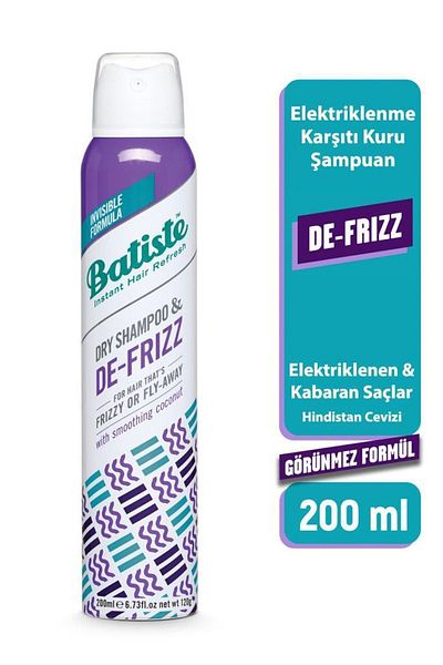 Batiste Batiste De Frizz Dry Shampoo 200 ml