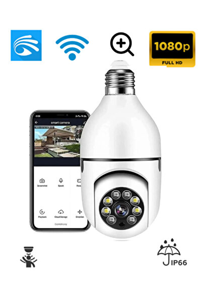 ATAsoft Blic Blm-07 Ampul Kamera Harekete Duyarlı Gece Görüşlü Kablosuz Bebek...