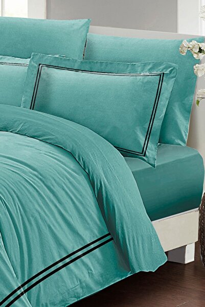 PerlaSera Водоросли 3D Спеціальний дизайн - Двоспальний комплект постільної білизни, щільна бавовняна сатинова тканина