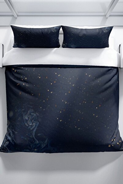 PerlaSera Set husă de pilota dublă din satin de bumbac Smoke 3d