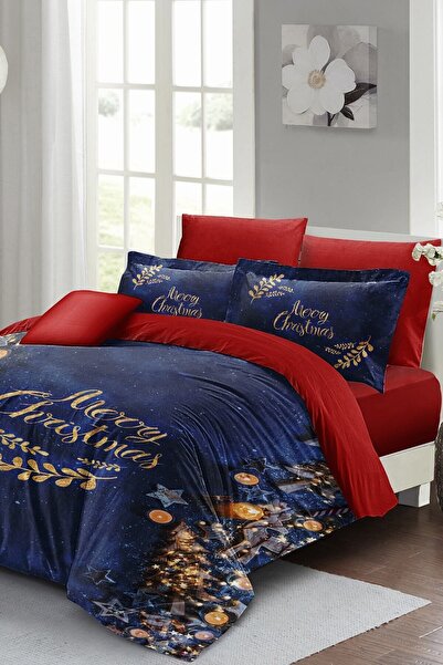 MonoHome Set cuvertură de pilota de Anul Nou (cu cearșafuri) dublu 100% bumba...