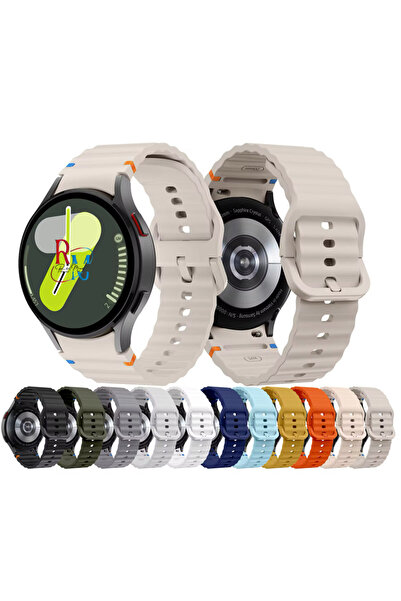 redmud teknoloji Samsung Galaxy Watch 4 5 Pro 6 7 Seri 40 44mm Classic 42 43 45 46 47mm Uyumlu Kavisli Spor Kordon