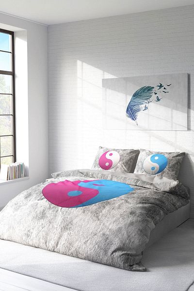 PerlaSera 3D Custom Design - Double Cotton Satin Duvet Cover Set