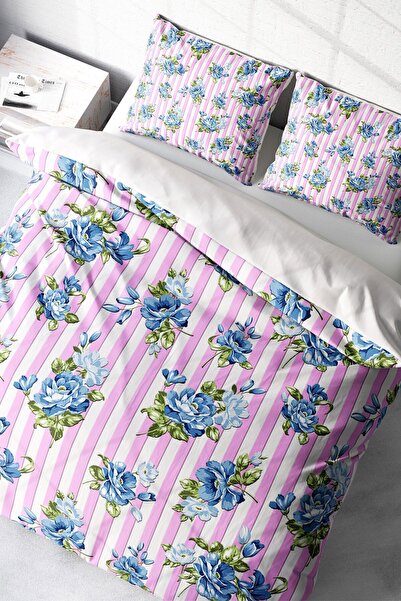 MonoHome Еластично прилепващо чаршафче от памучен сатен Комплект спално бельо...