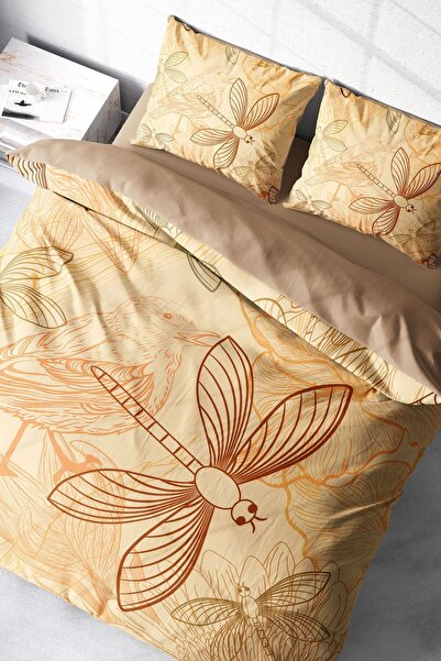 MonoHome Σετ παπλωματοθήκης Yusufçuk 3d Cotton Satin Διπλό