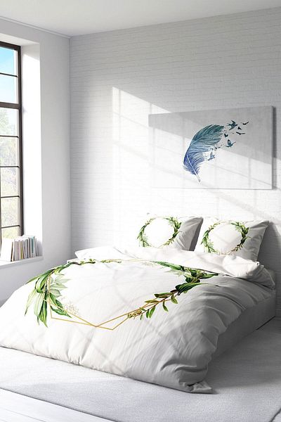 PerlaSera 3D Custom Design - Double Cotton Satin Duvet Cover Set